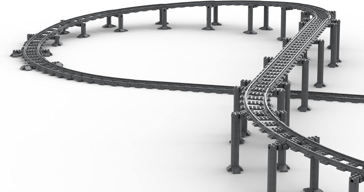 Stützpfeiler-Set für Lego City Züge, Infinity Loop, Infinity Loop