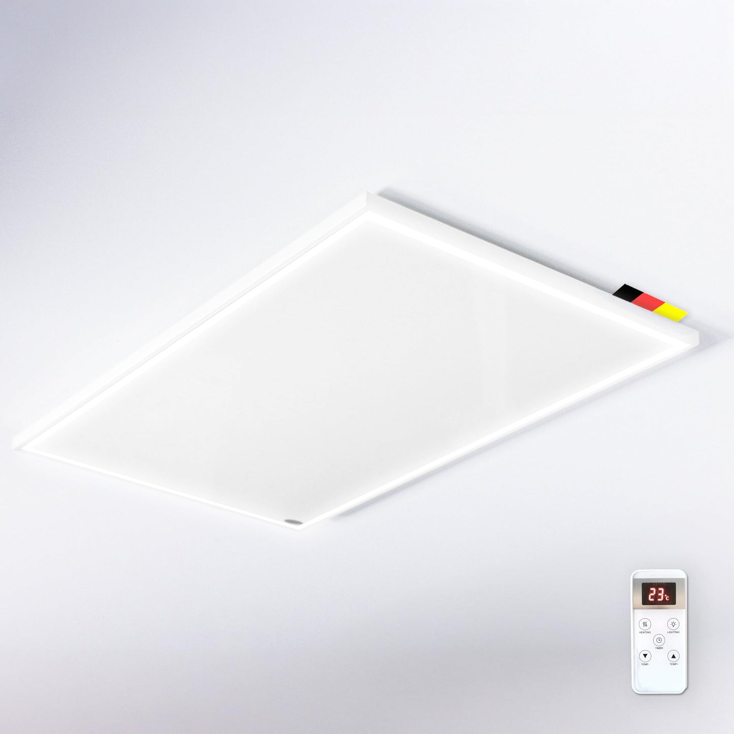 LED-Infrarotheizung mit Fernbedienung, 600 W Led Deckenheizung + Fernbedienung