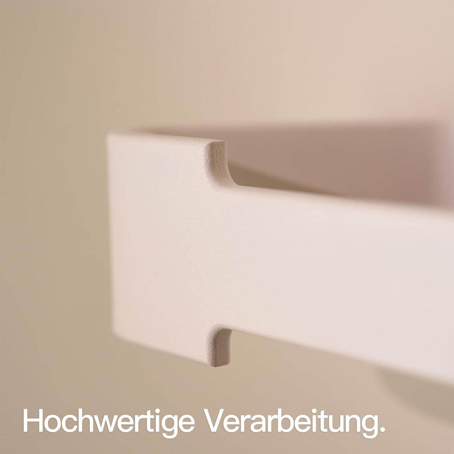 Küchenrollenhalter ohne Bohren, Matt Weiss