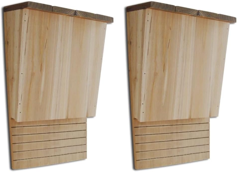 Fledermauskasten-Set aus Holz (2 Stück)