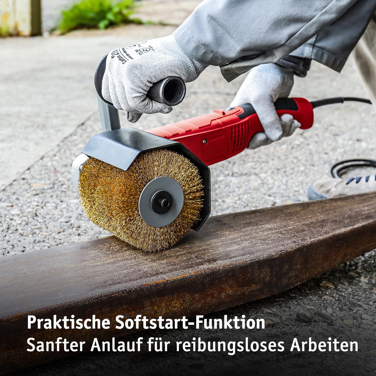 Bürstenschleifer 1300W mit variablem Drehzahlbereich