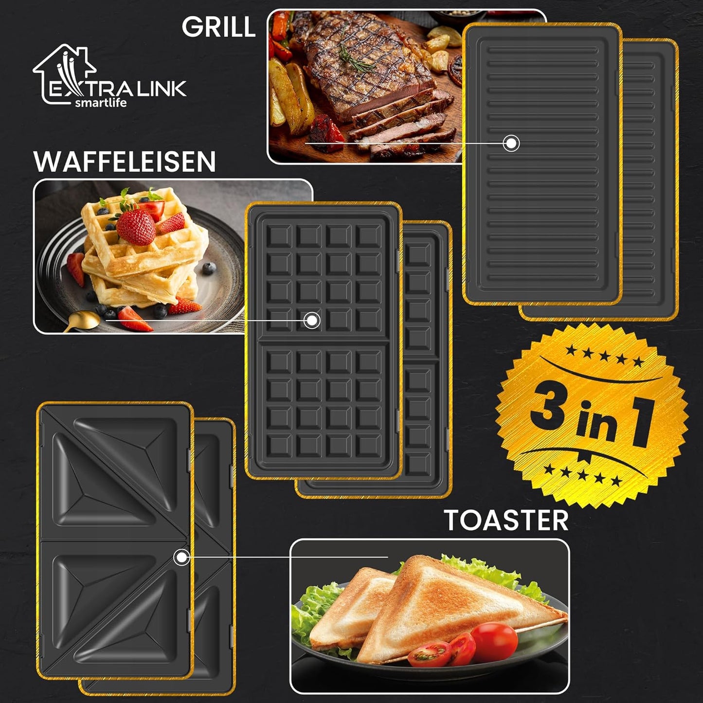 3 in 1 Toaster