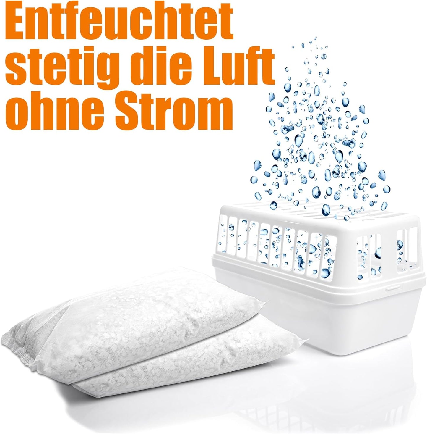 Luftentfeuchter & Luftentfeuchtergranulat, 2er Pack