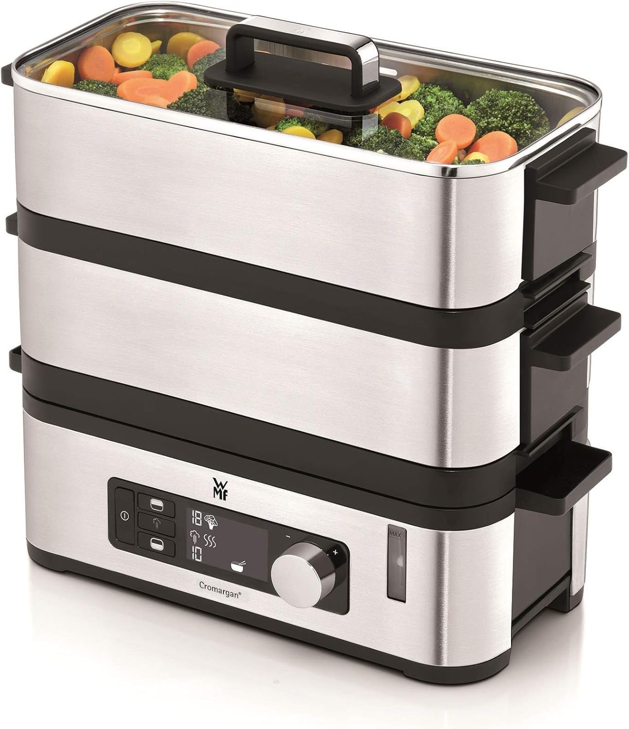 Mini Dampfgarer mit Memory- und Warmhaltefunktion