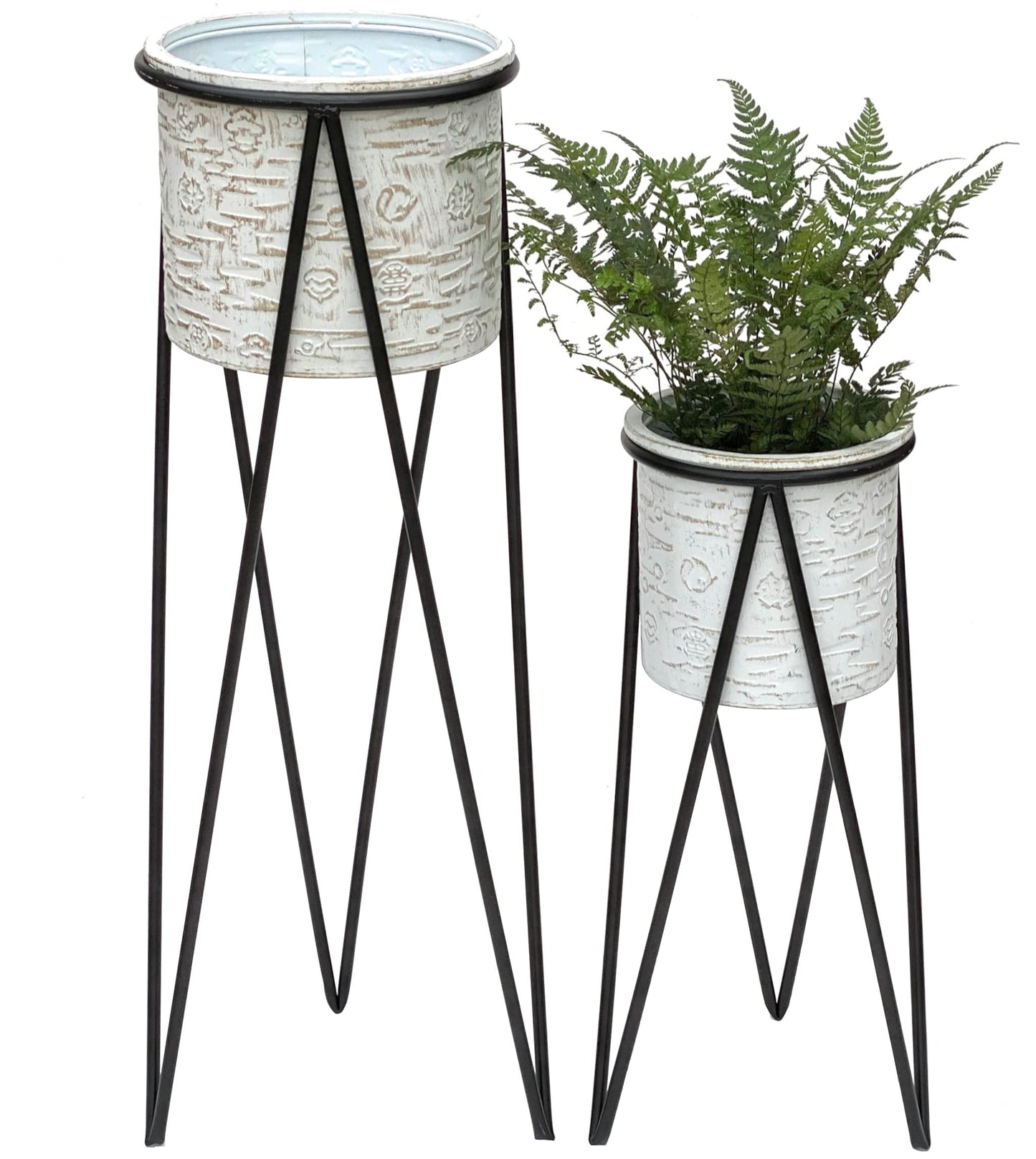 2-teiliges Blumenhocker-Set mit Topf 96043