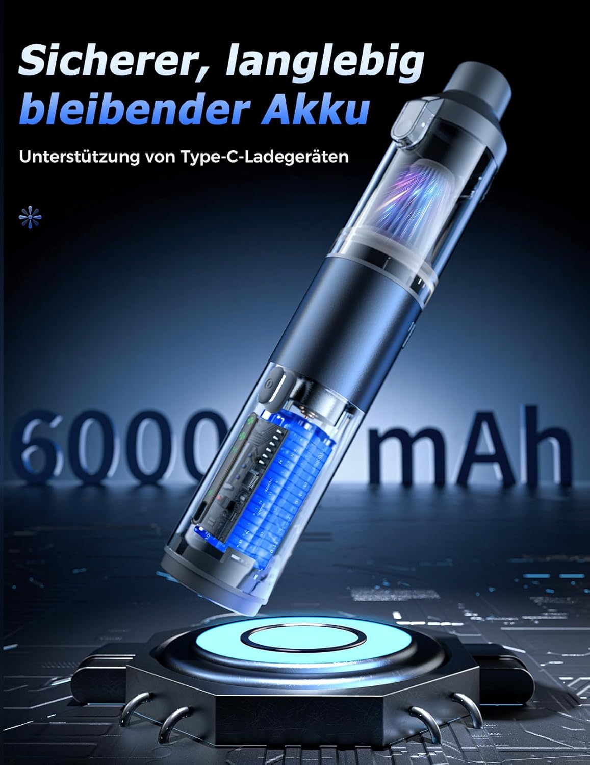 4-in-1 Akku-Handstaubsauger VAC103 für Auto und Haushalt
