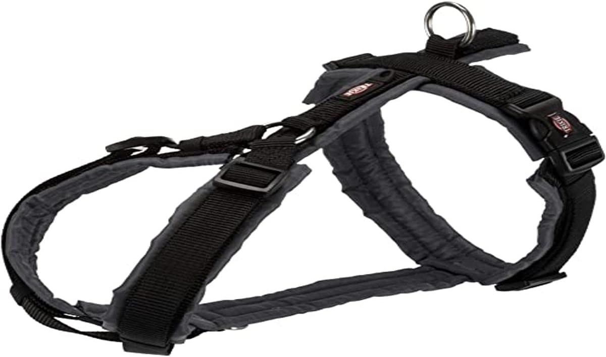 Trekkinggeschirr New Premium, Schwarz / Graphitgrau, M