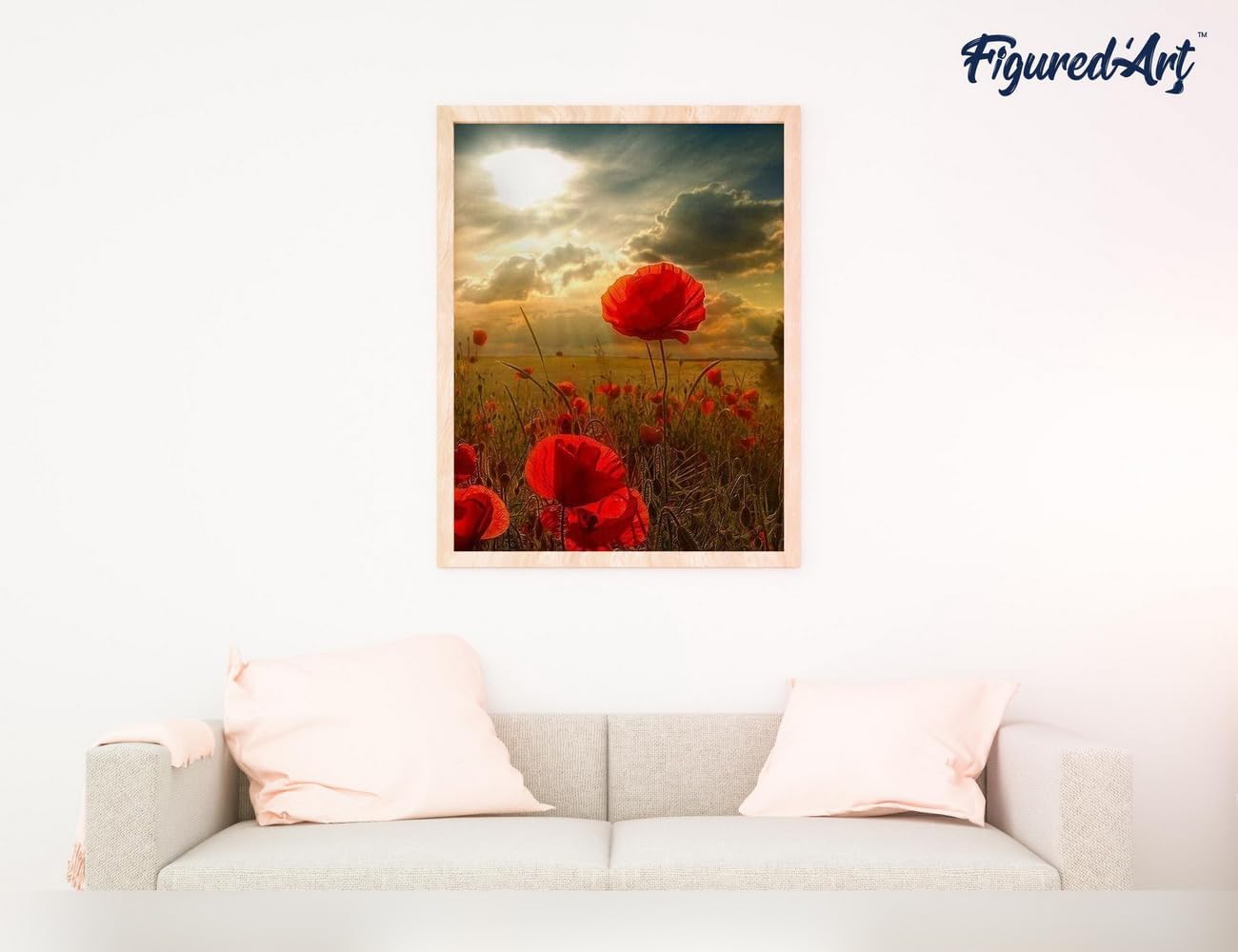 Malen nach Zahlen Set Blumen unter der Sonne, Blumen unter der Sonne 40x50cm Mit Keilrahmen (nicht gespannt)