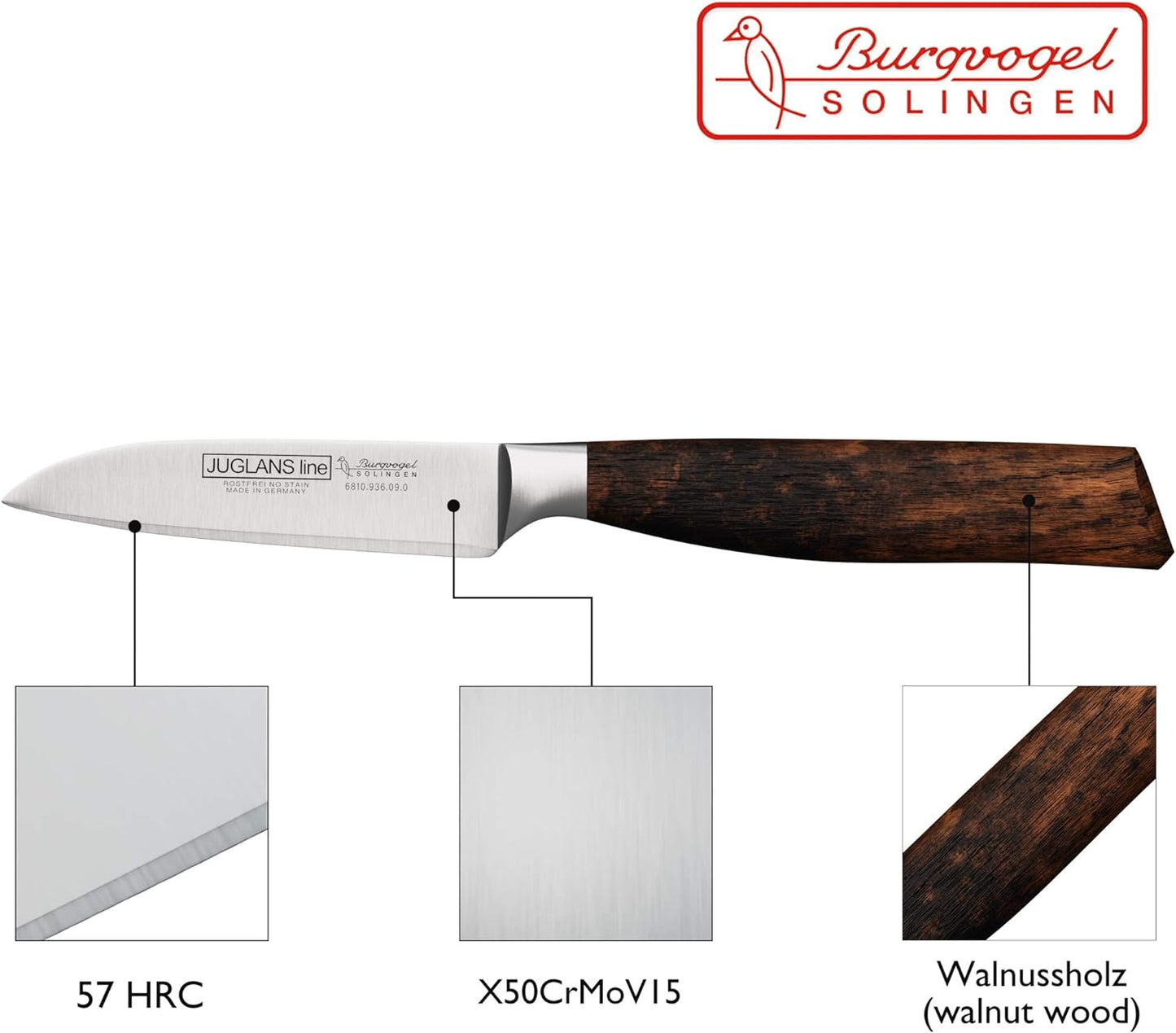 Juglans Line Gemüsemesser