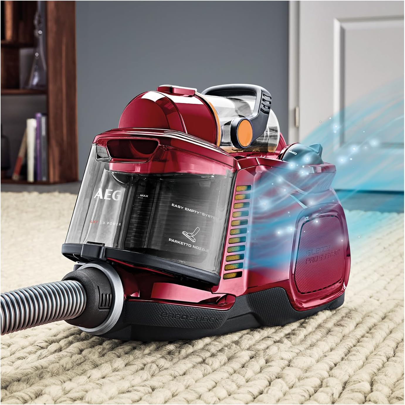 Staubsauger LX7-2-CR-A, Mit Turbo-Bodendüse und Spezialdüsen-Set