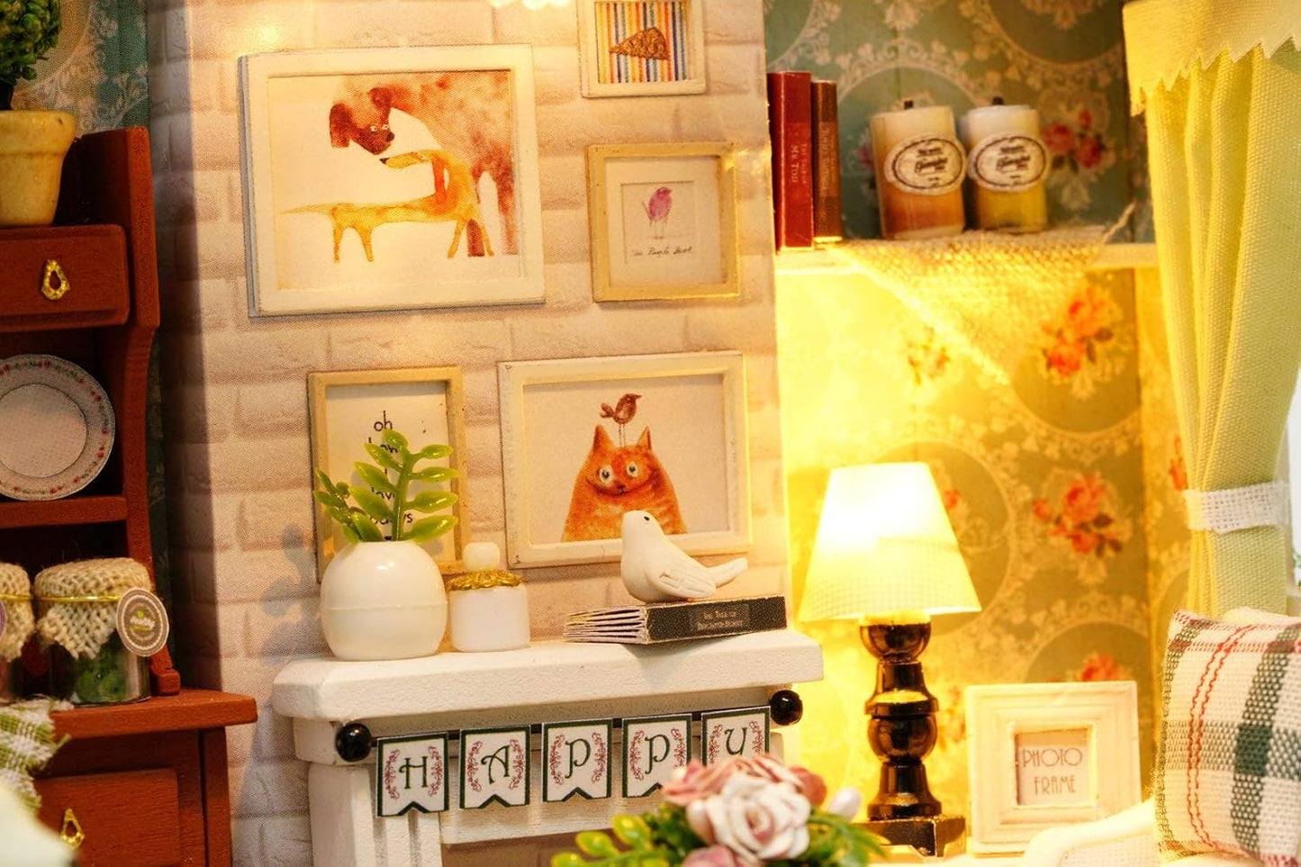 DIY Puppenhaus Miniatur-Salon, Z008