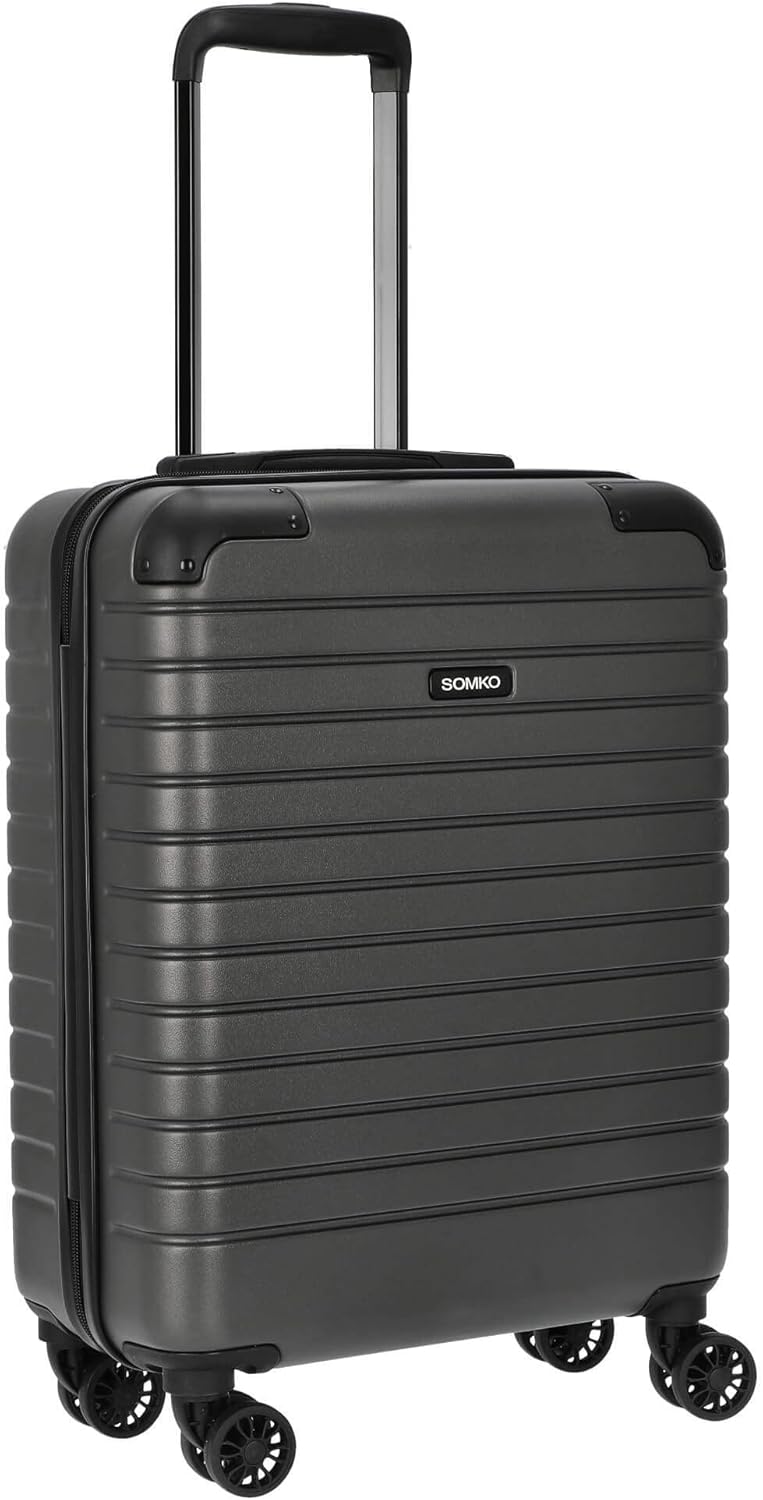4-Rollen Kabinentrolley 55 cm, Anthrazit