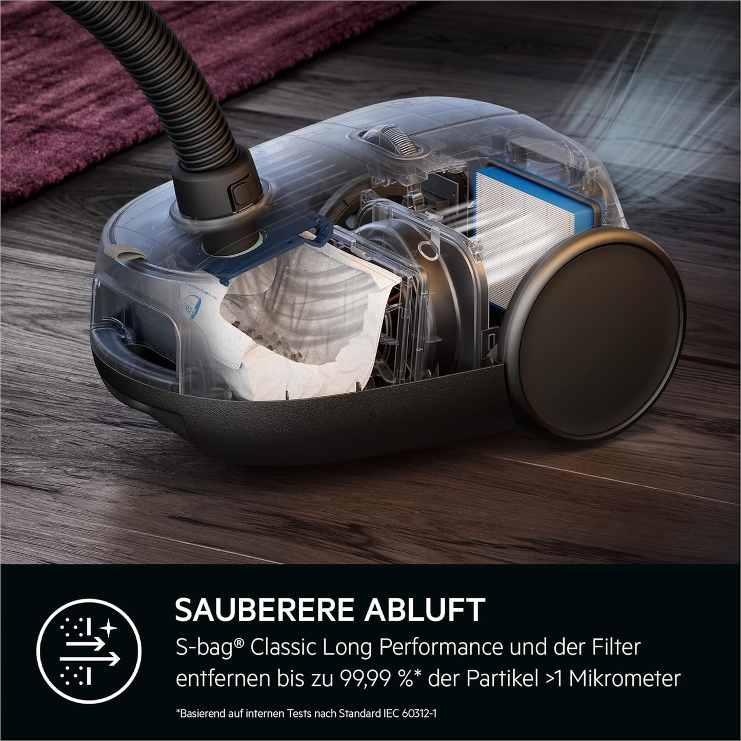 CLEAN 6000 ÖKO Staubsauger, Recycled Mattschwarz