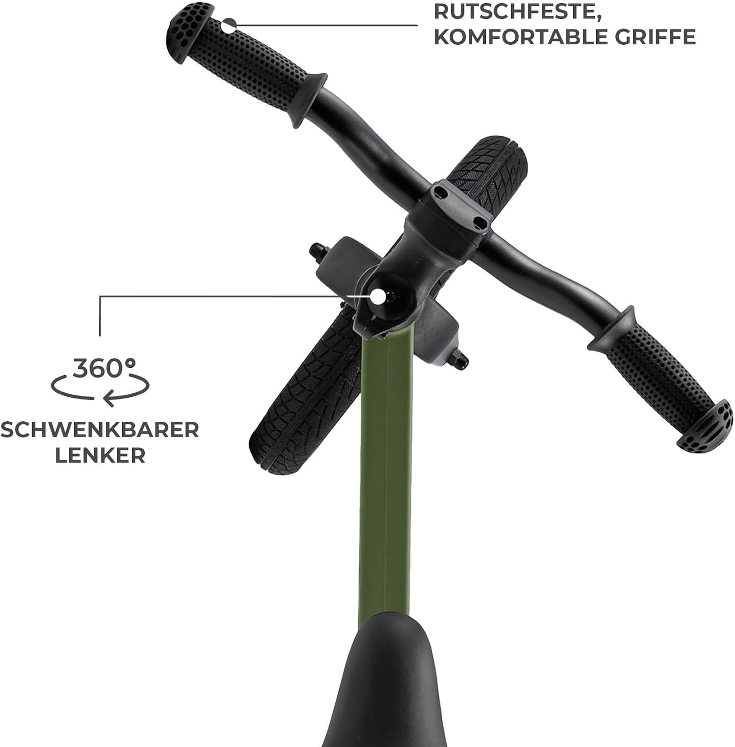 Laufrad Eter, bis 35 kg, 12 Zoll, Green