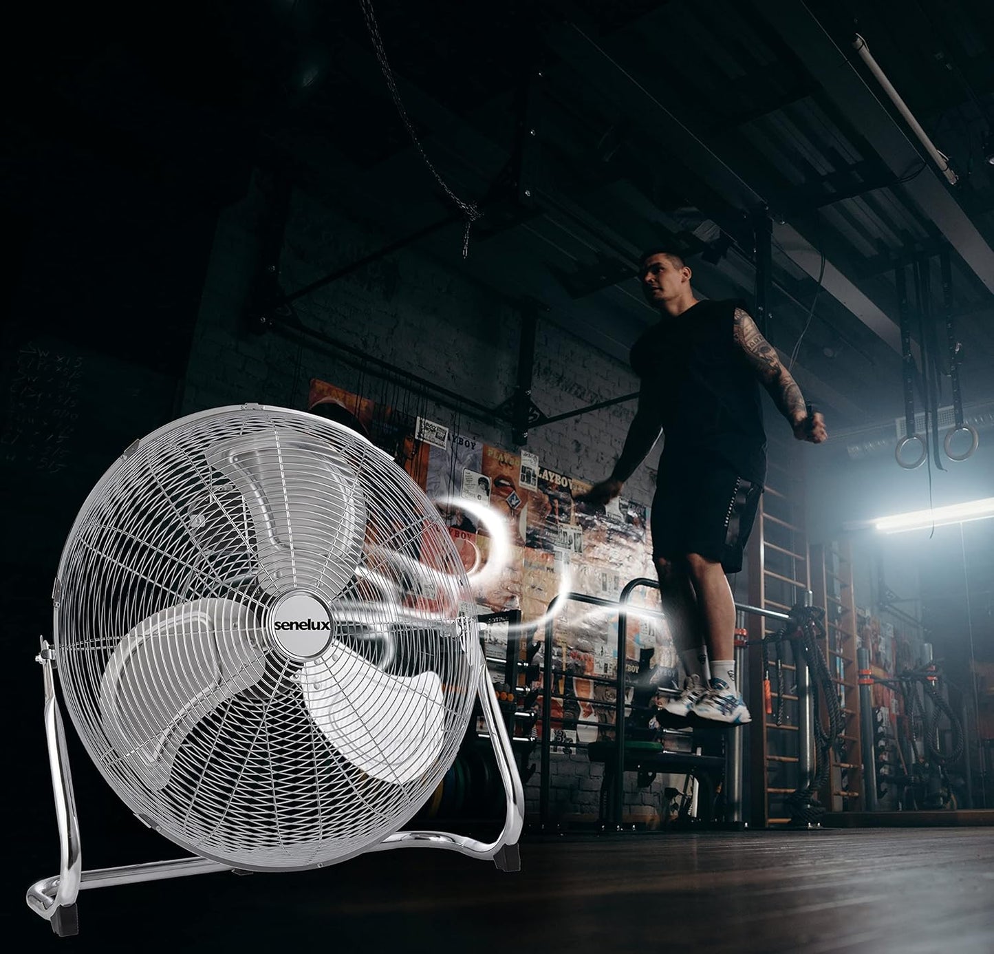 Tragbarer Bodenventilator