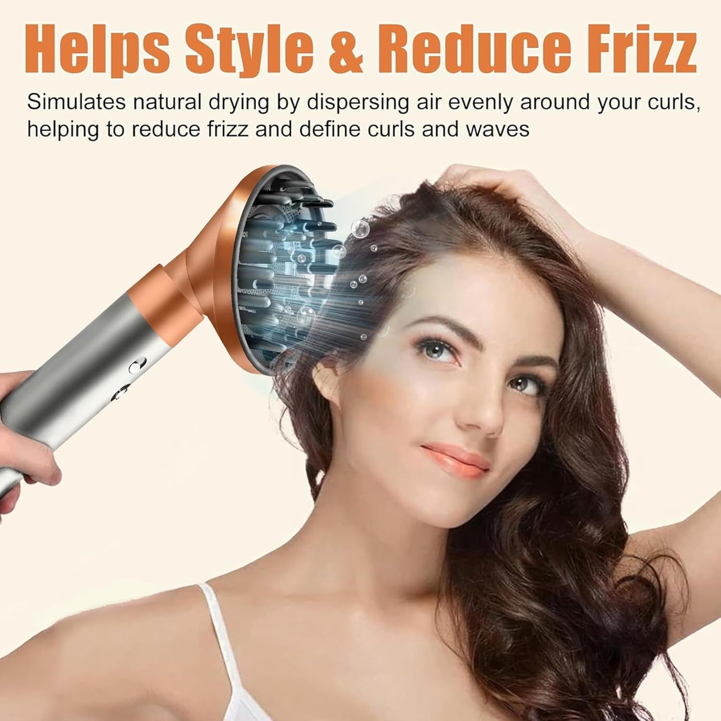 Diffusordüsenaufsatz für Airwrap Styler, 1 X Gold Diffusoraufsatz