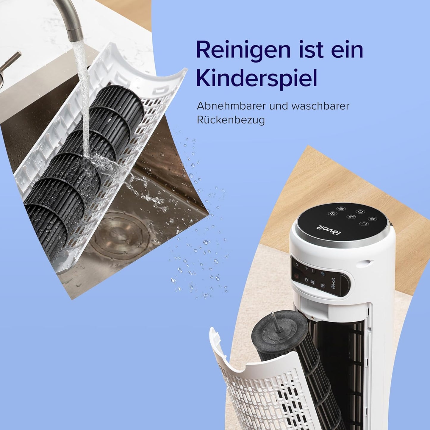 Turmventilator, 20dB + 7,9m/s + 92CM