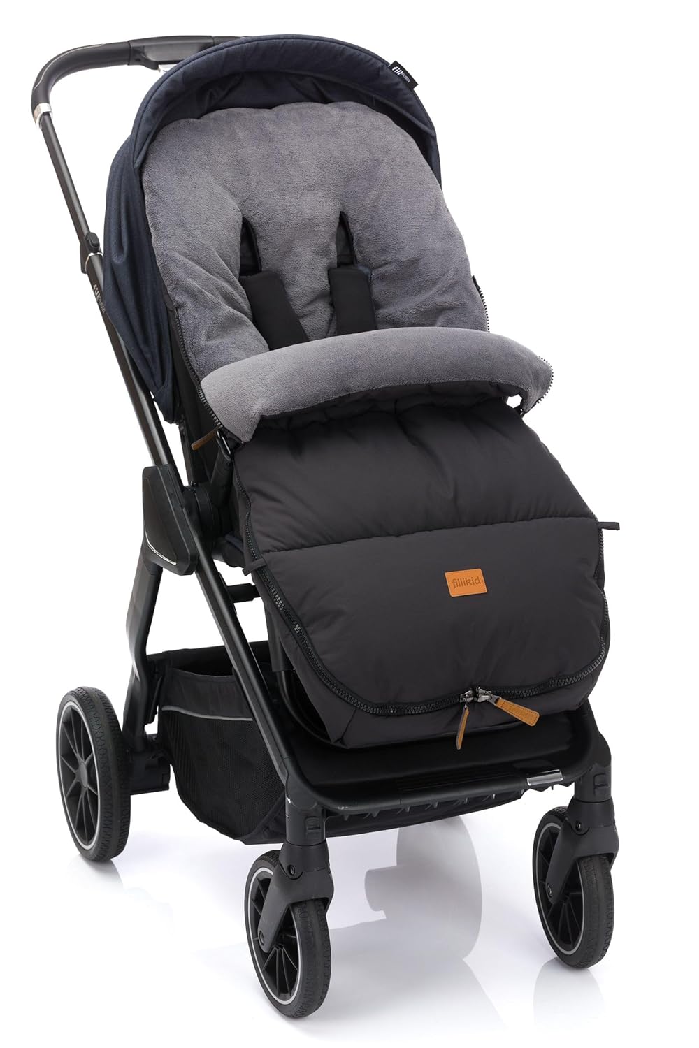 Winterfusssack 'Kinley Exklusiv', Schwarz