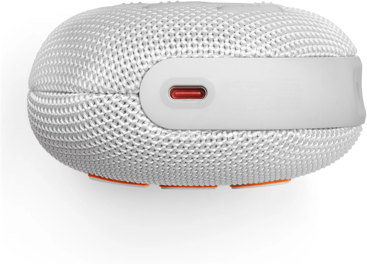 Tragbarer Bluetooth-Lautsprecher Clip 5, White