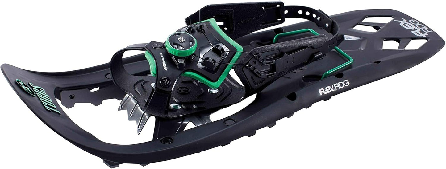 Flex Schneeschuhe für Erwachsene, 24'' (61 cm) Schwarz/Grün