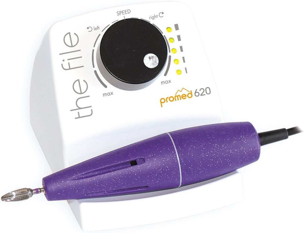 Promed 620 deluxe - elektrisches Maniküre-/Pediküre-Set mit 9 Aufsätzen