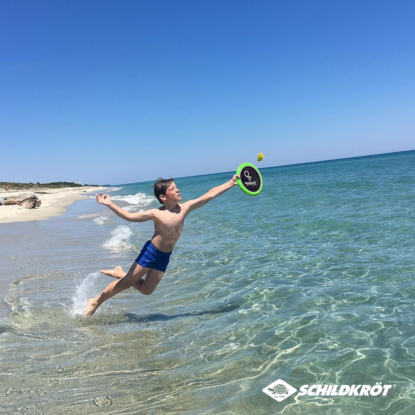 Ogo Sport Set mit Softdiscs und Ball, Blau Einheitsgrösse Single
