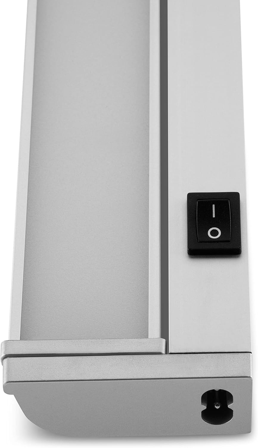 LED Unterbauleuchte, mit Schalter 58cm - 12W Silber