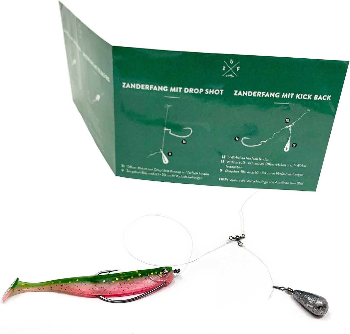 Finesse Angelset für Zander & Barsch