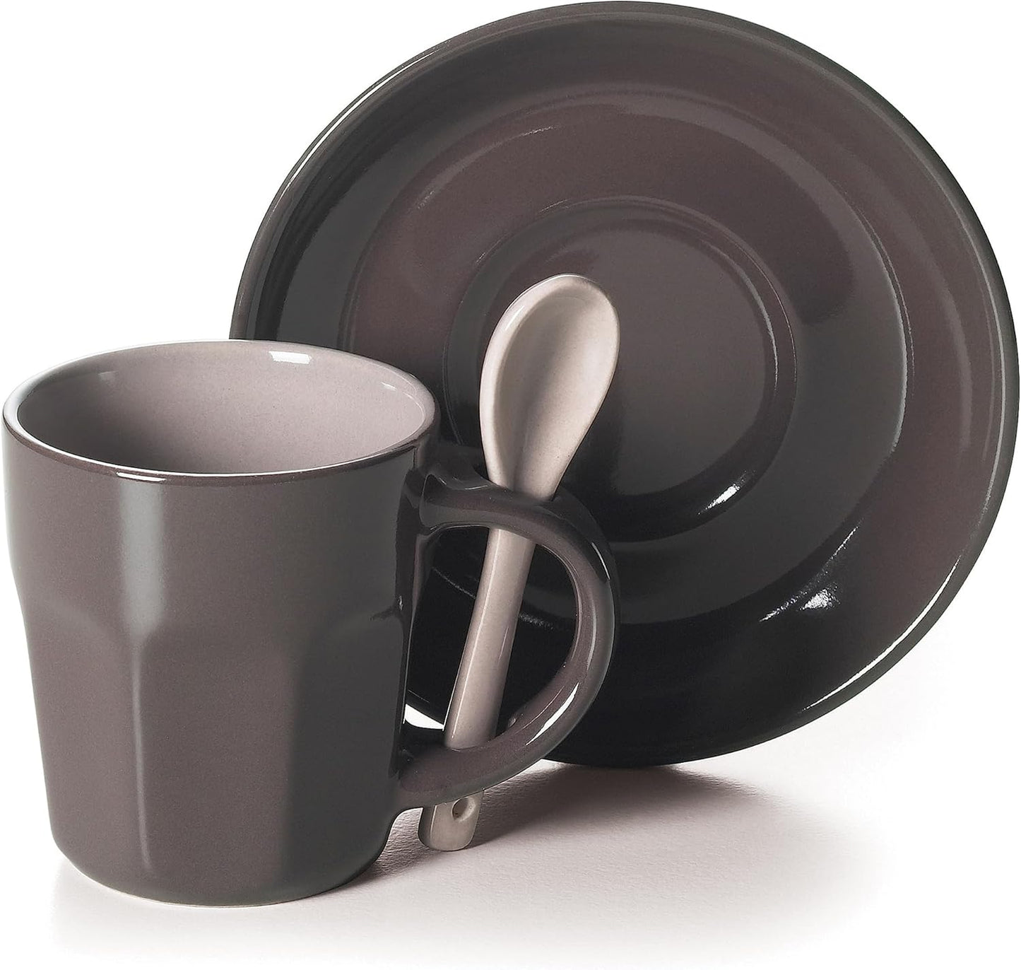 6er-Set Kaffeetasse mit Untertasse, Single