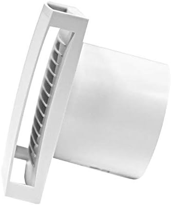 Leiser Bad-Ventilator mit Lichtschalter-Aktivierung, Ø 100mm Weiss