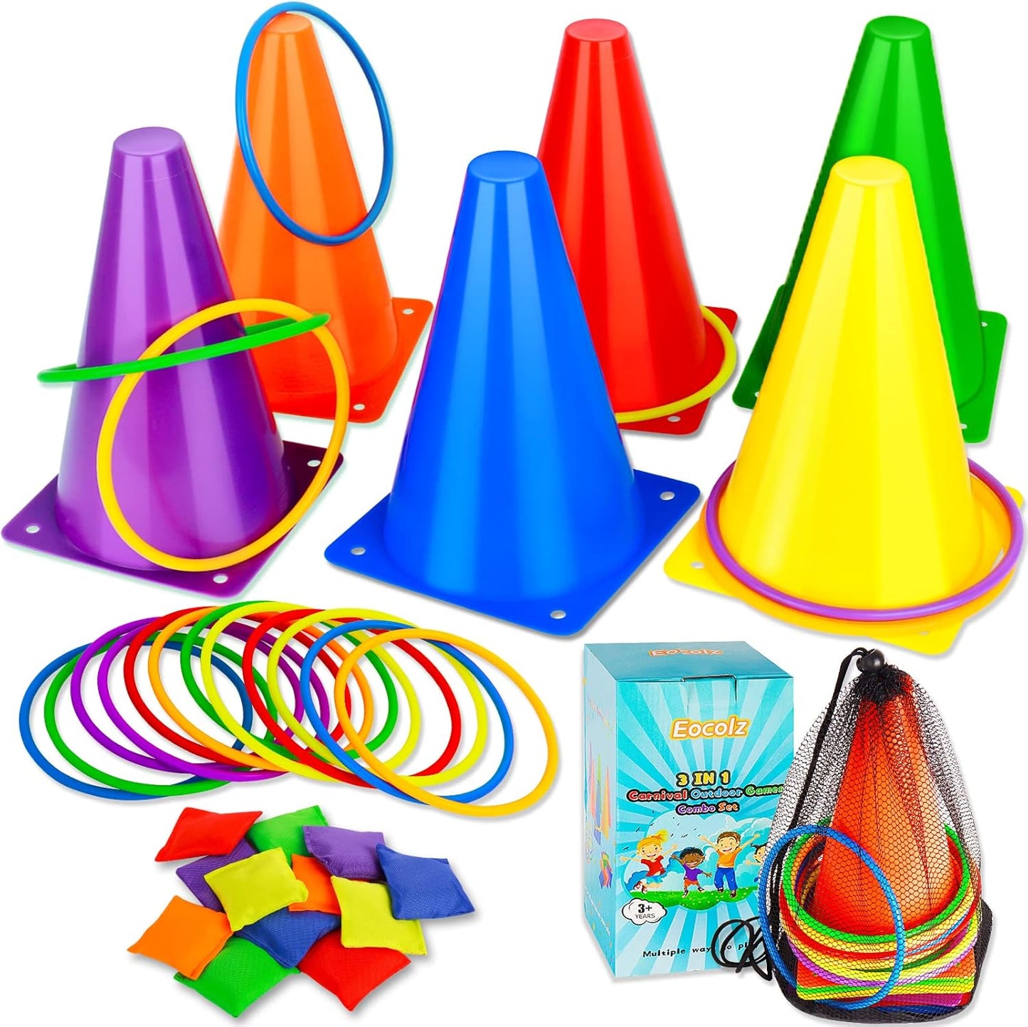 3-in-1 Karnevals-Spiele-Set
