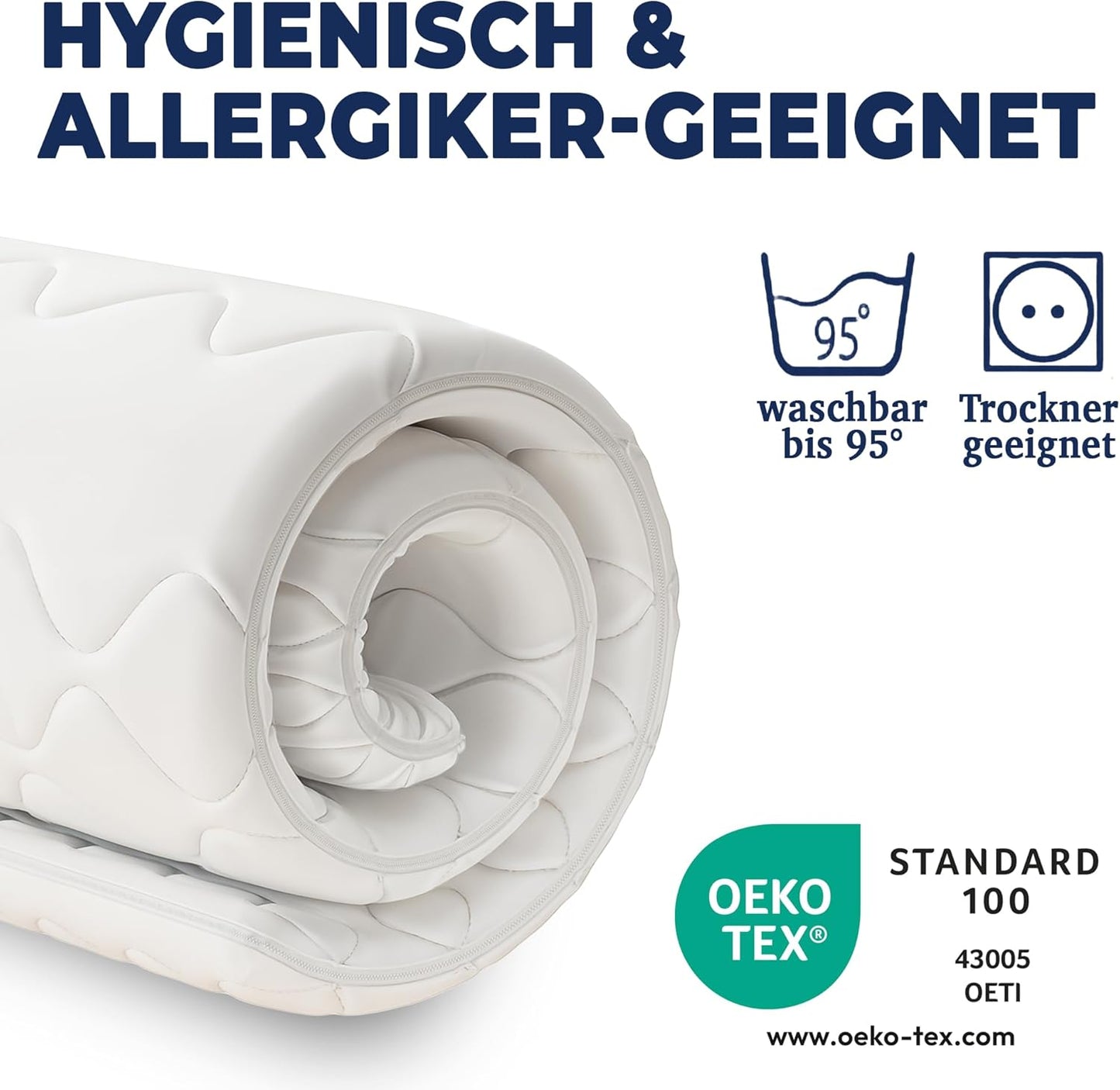 Matratzentopper ErgoFit (90 x 190 cm), 90x190 cm