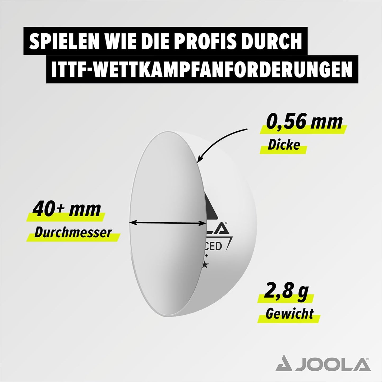Tischtennis-Set, Single