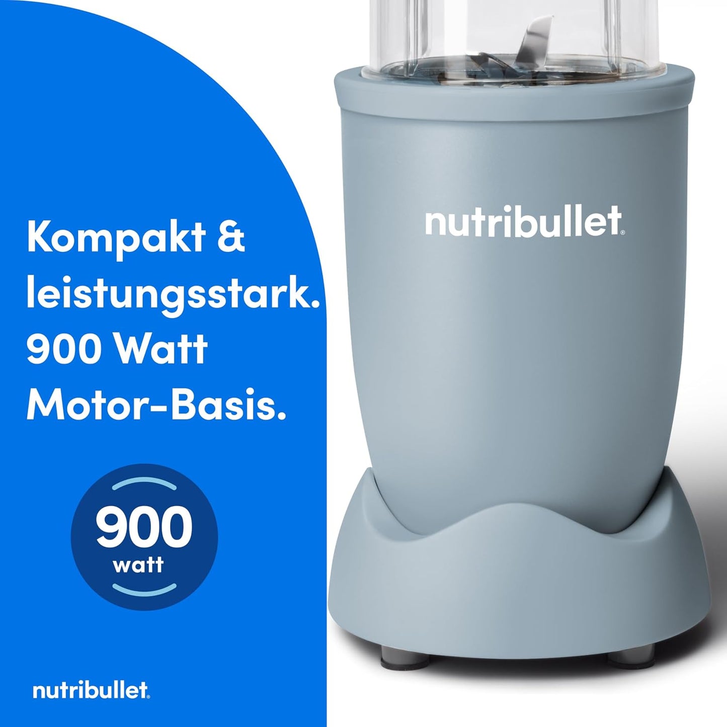 Pro 900 Smoothie Maker, Basis-Paket Mineral Blaugrau