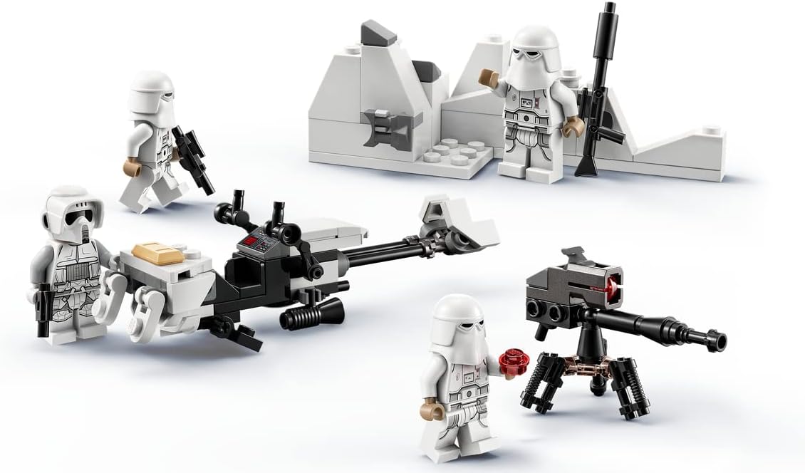 2er-Lego Set: Snowtrooper Battle Pack (75320) & "AT-ST" (30495)