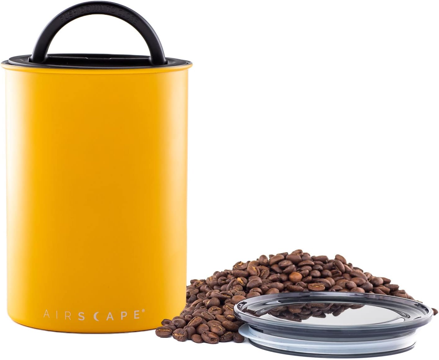 Airscape Kaffeebehälter, M Mattgelb
