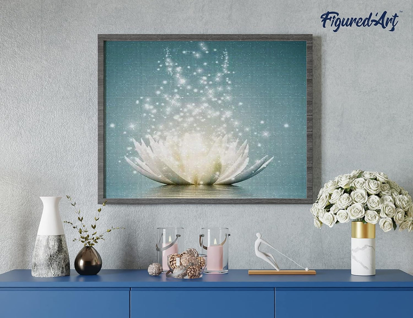 Diamond Painting, 40 x 50 cm, Magisches Licht 40x50cm (Ohne Rahmen)