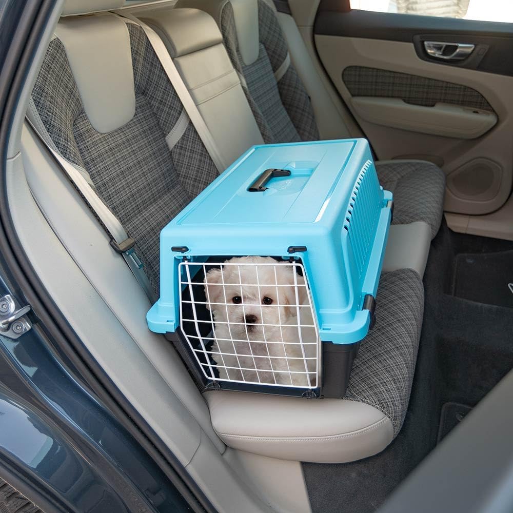 Transportbox Atlas 20 EL - Pet carriage, blue, 1 Tür L 58 x B 37 x H 32 cm Blau
