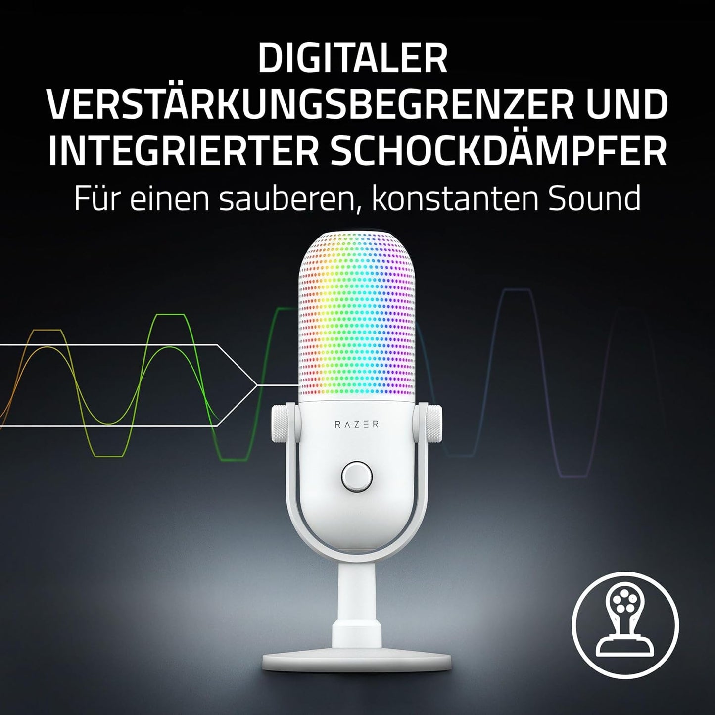 USB-Mikrofon Seiren V3 Chroma, V3 Chroma Weiss