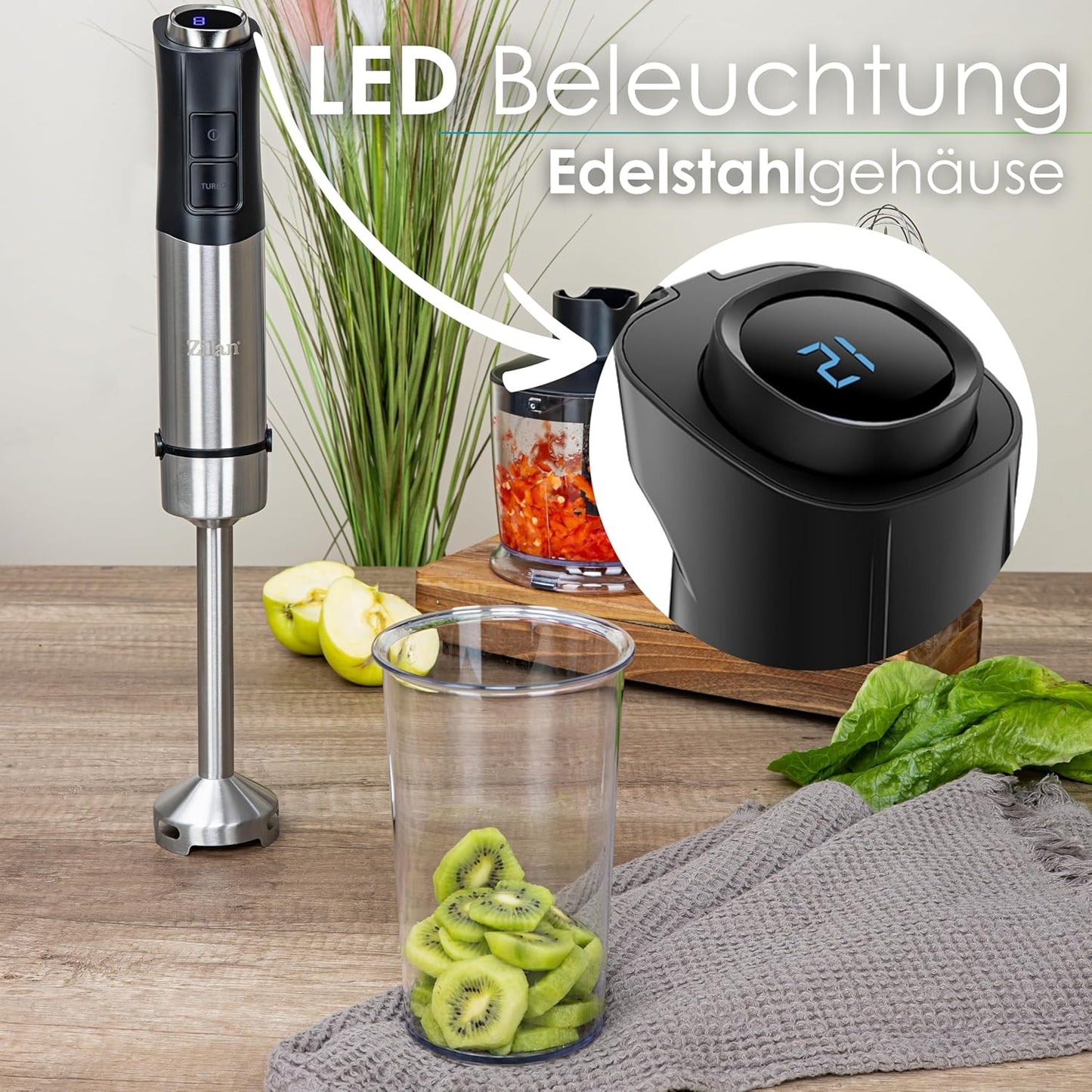 Stabmixer-Set mit Zubehör