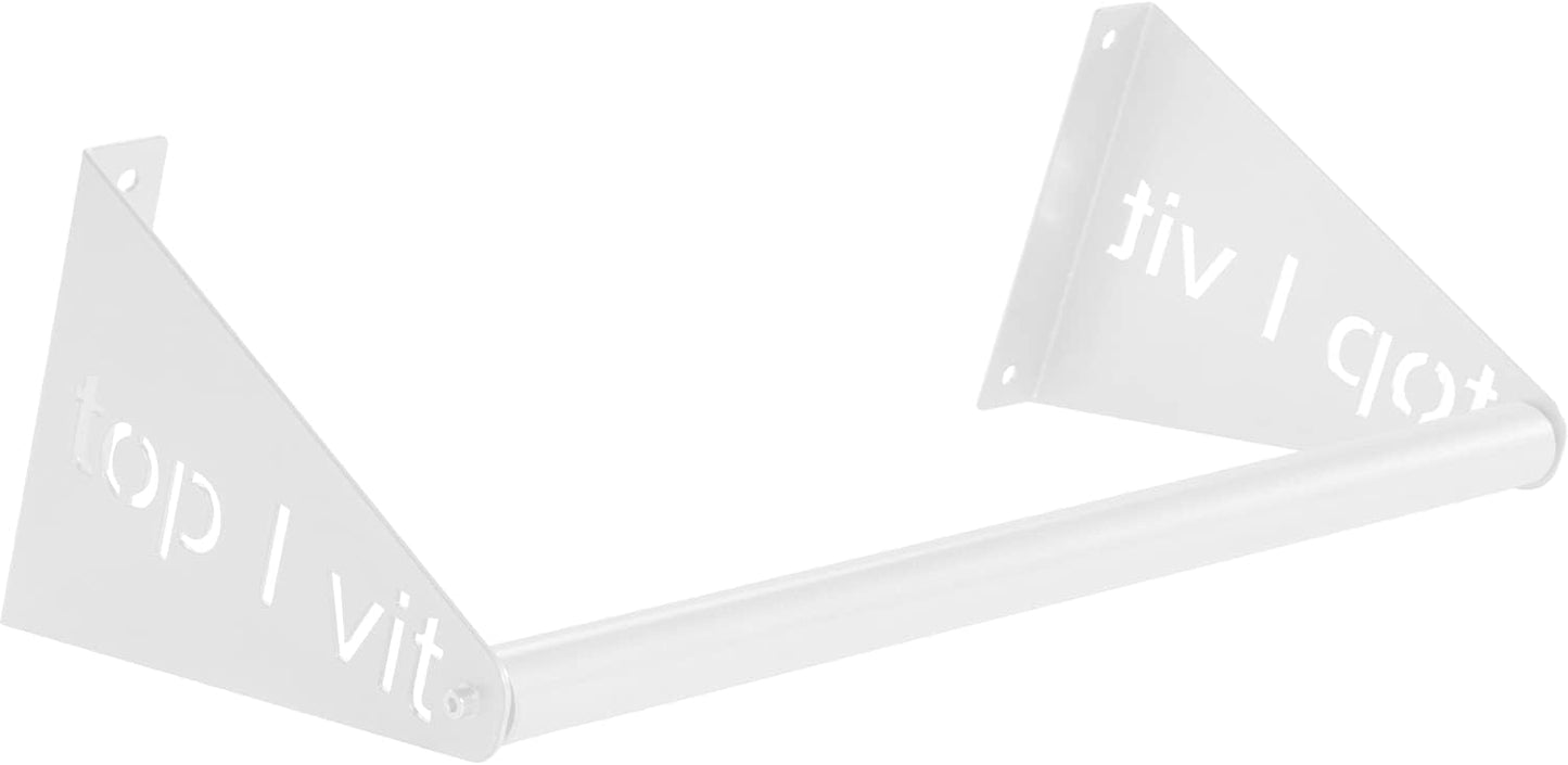 Mattenwandhalter für Gymnastikmatten (68 cm), Weiß 68 cm