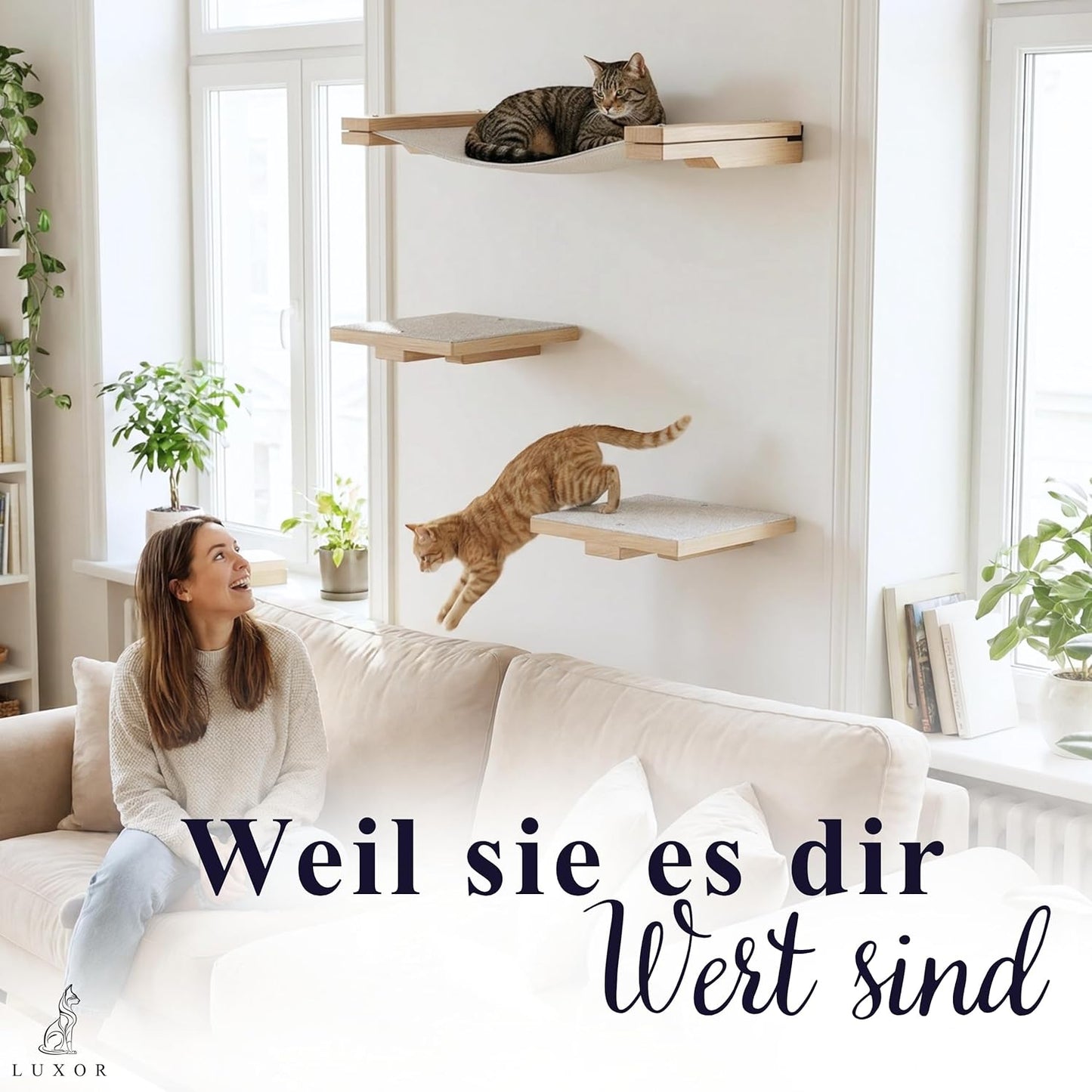 Kletterwand-Set für Katzen