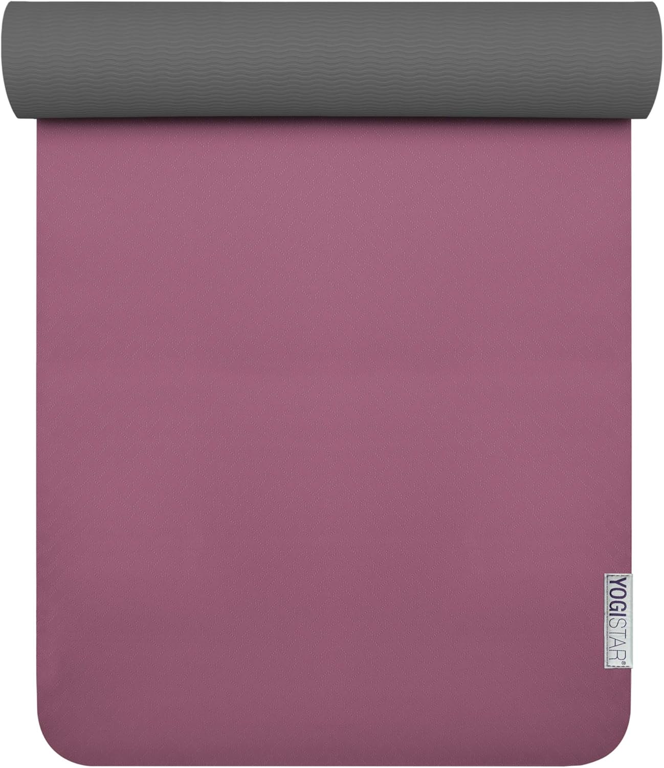 Yogimat Pro Yogamatte, - bordeaux-anthrazit