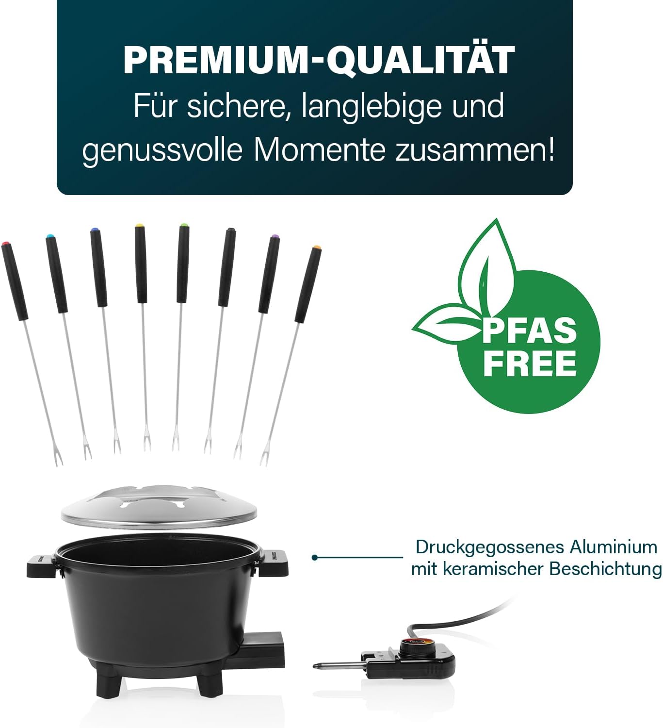 Fondue-Set mit Thermostat