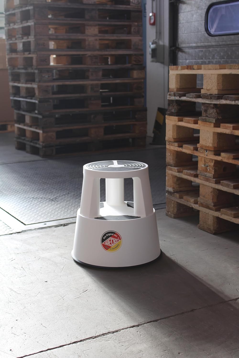 Rollhocker Super Step, Weiss