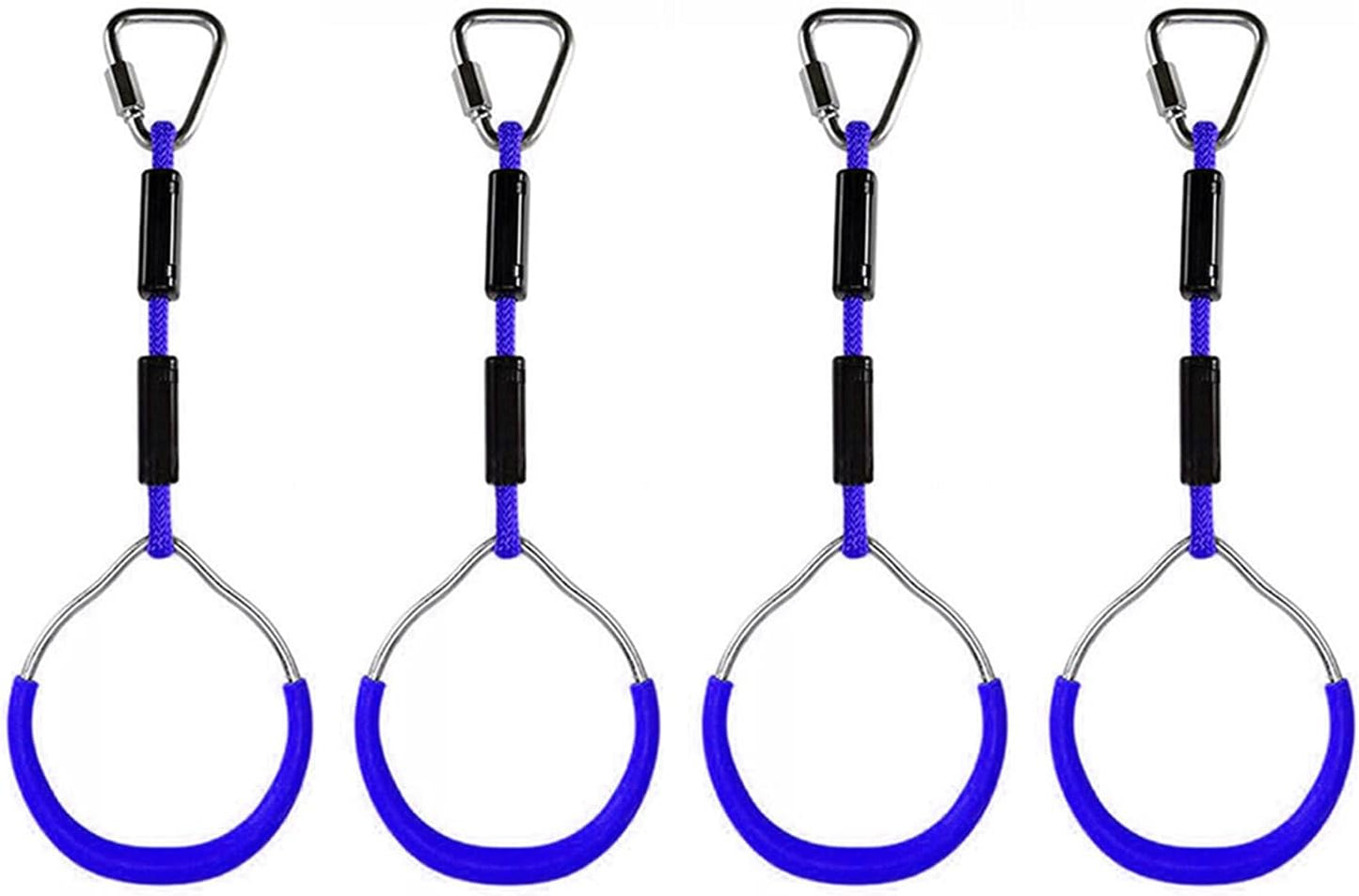 4 Stück Kletterringe, Blau