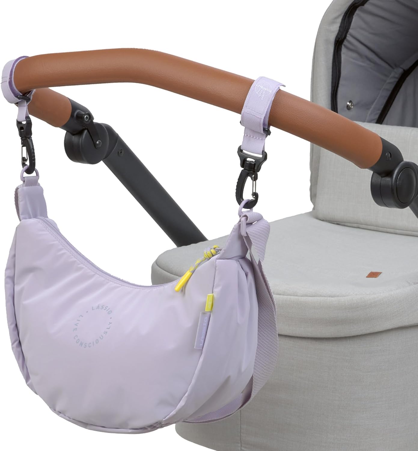 Wickeltasche, Lila