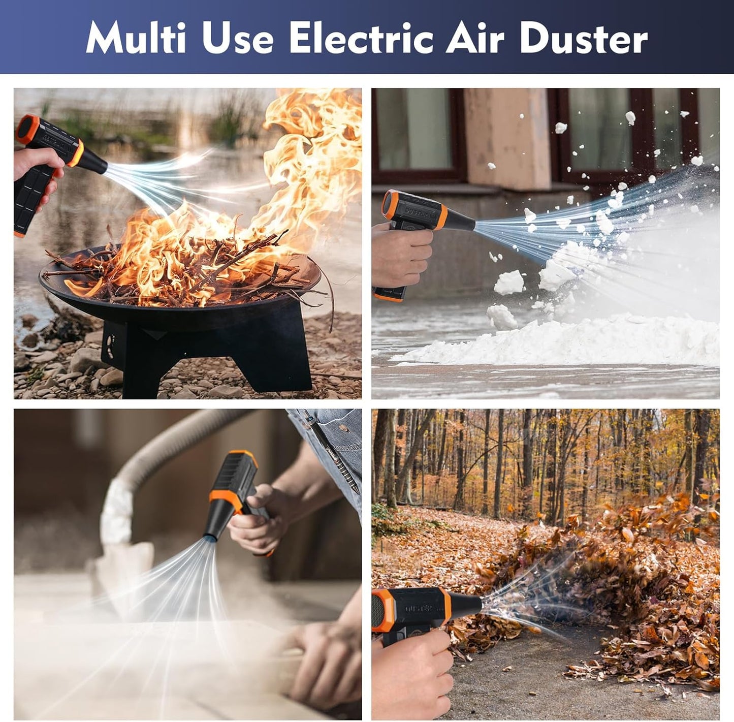 Elektrisches Druckluftgebläse mit Reinigungsset, B-Turbo Air Duster