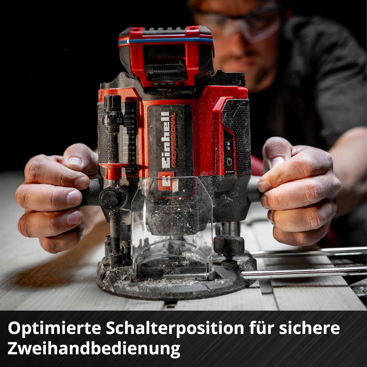 Akku-Oberfräse TP-RO 18/55
