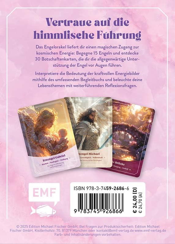 Engel-Orakelkartenset, Taschenbuch